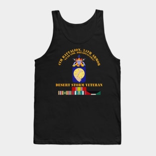 4th Bn, 34th Armor - Desert Storm Veteran Tank Top